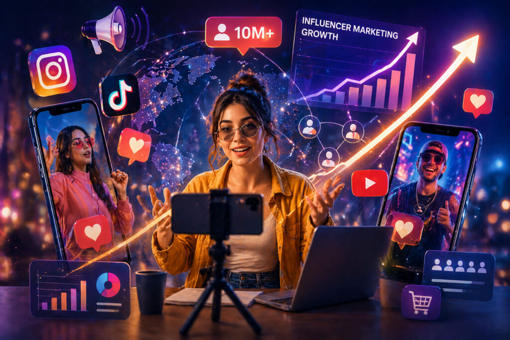 Influencer marketing growth