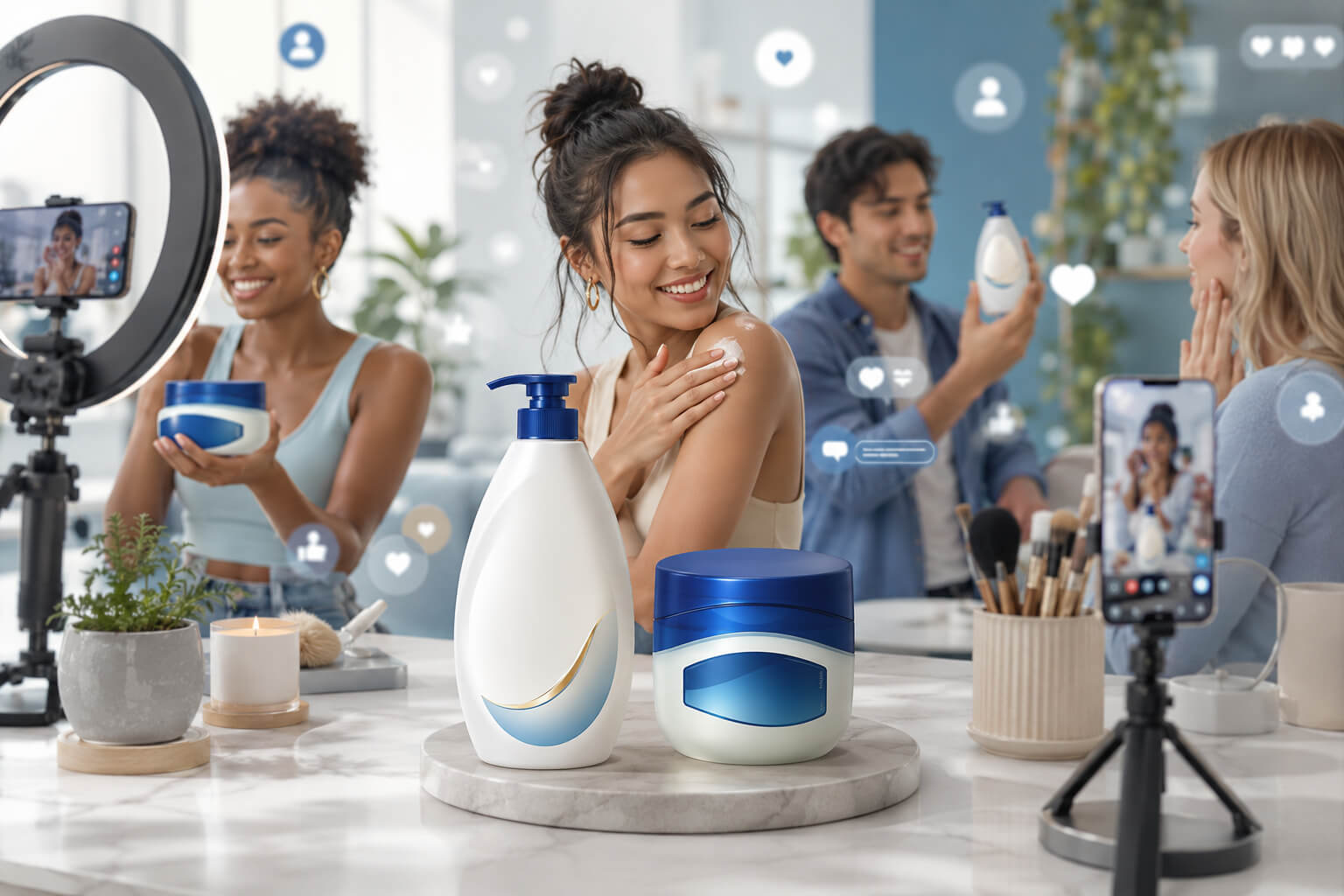 Dove and Vaseline influencer marketing