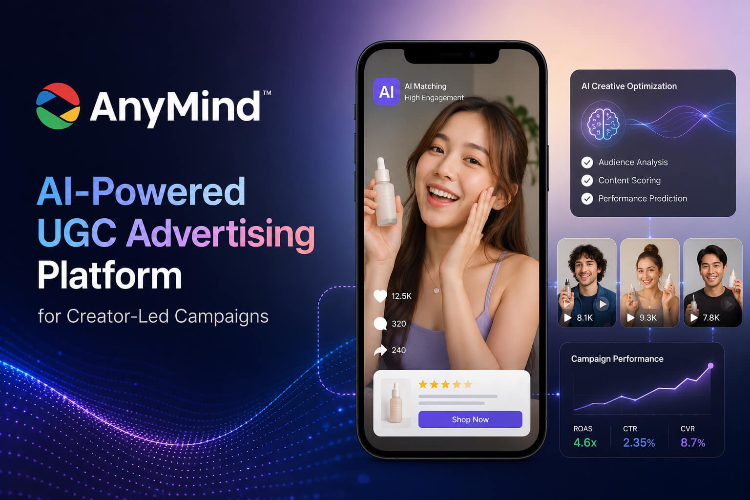 AI-powered UGC advertising platform