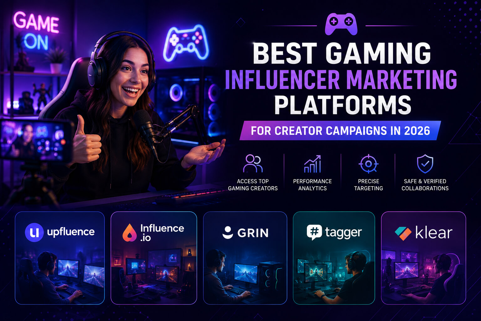 gaming influencer marketing platforms
