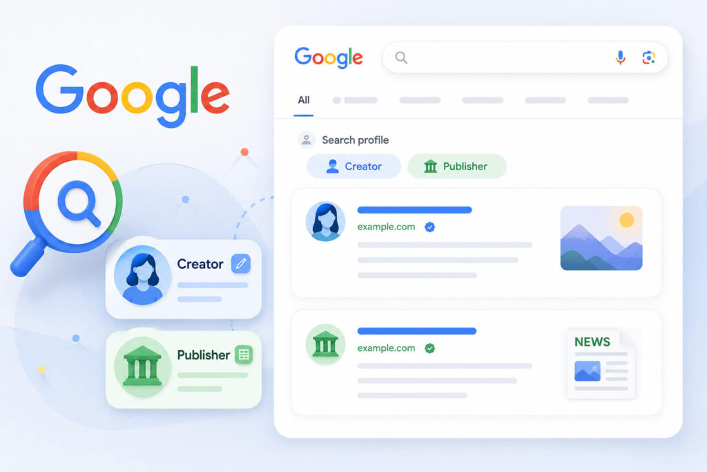 Google Search profiles