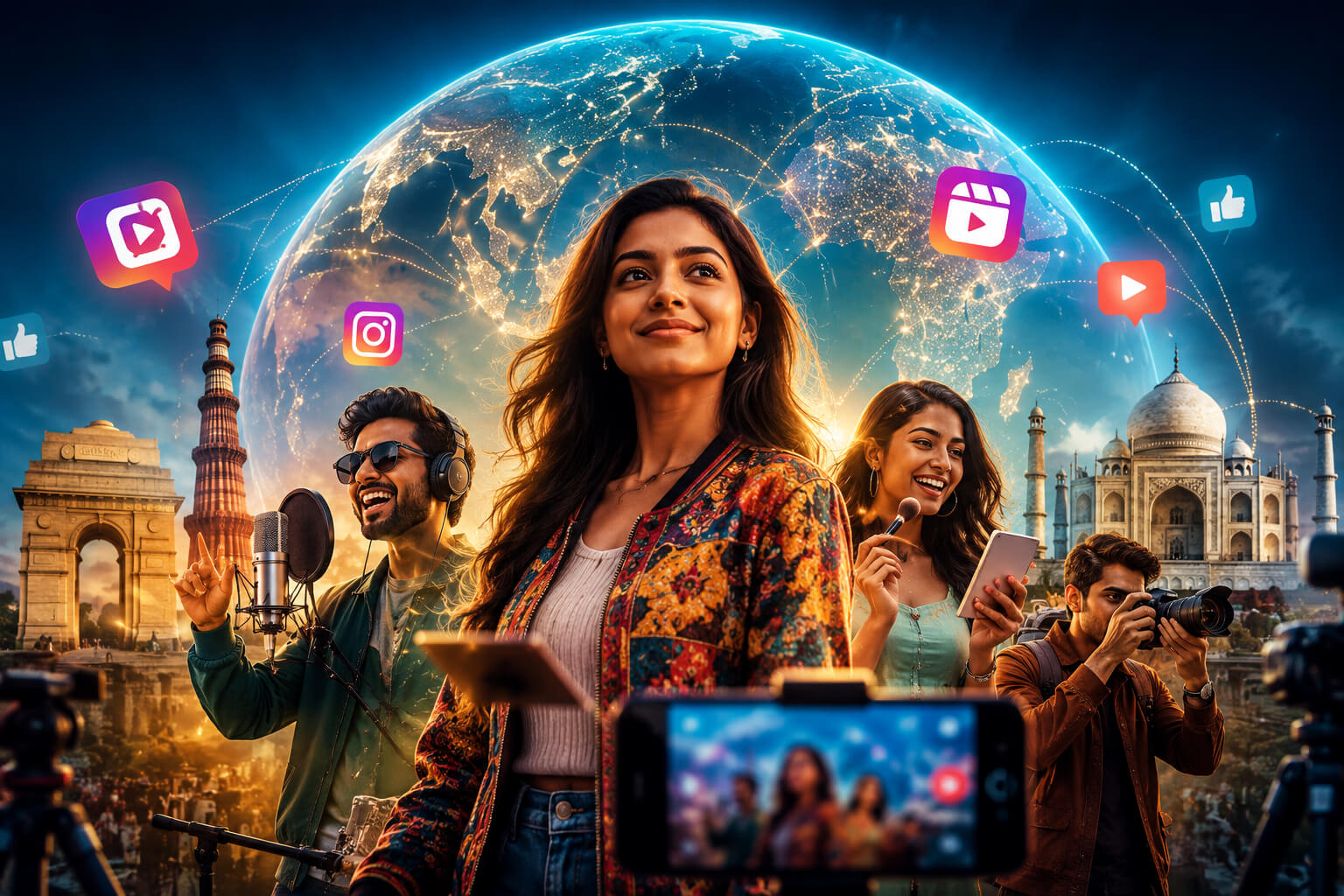 India rising creators and influencers