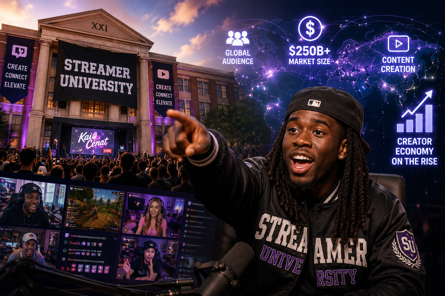 Kai Cenat Streamer University