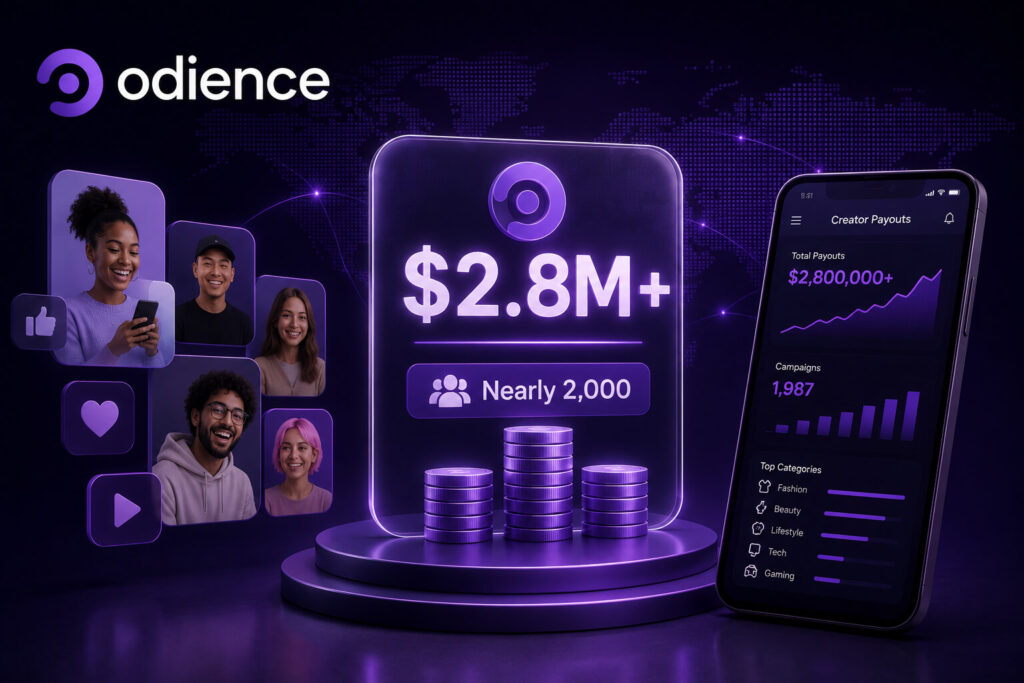 Odience creator payouts