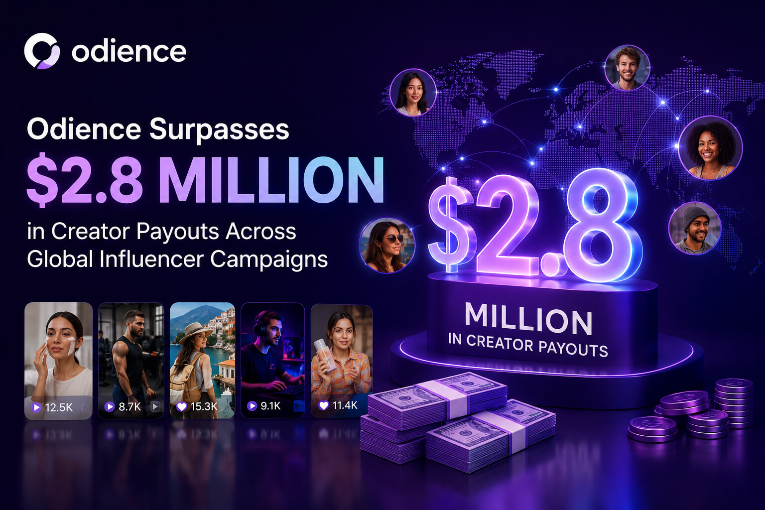 Odience creator payouts