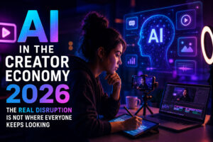 AI in the Creator Economy 2026: The Real Disruption Is Not Where Everyone Keeps Looking