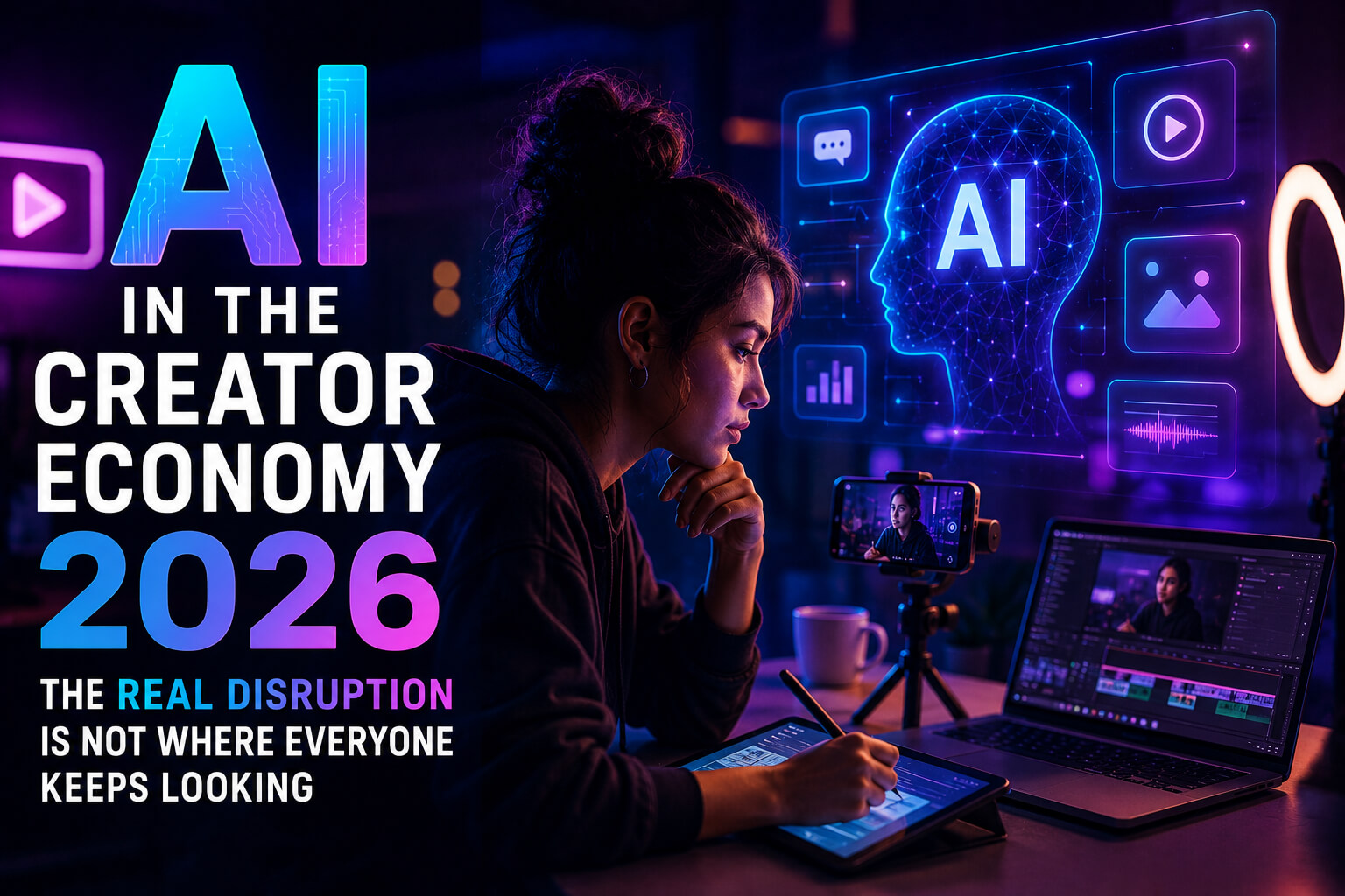 AI in the creator economy 2026