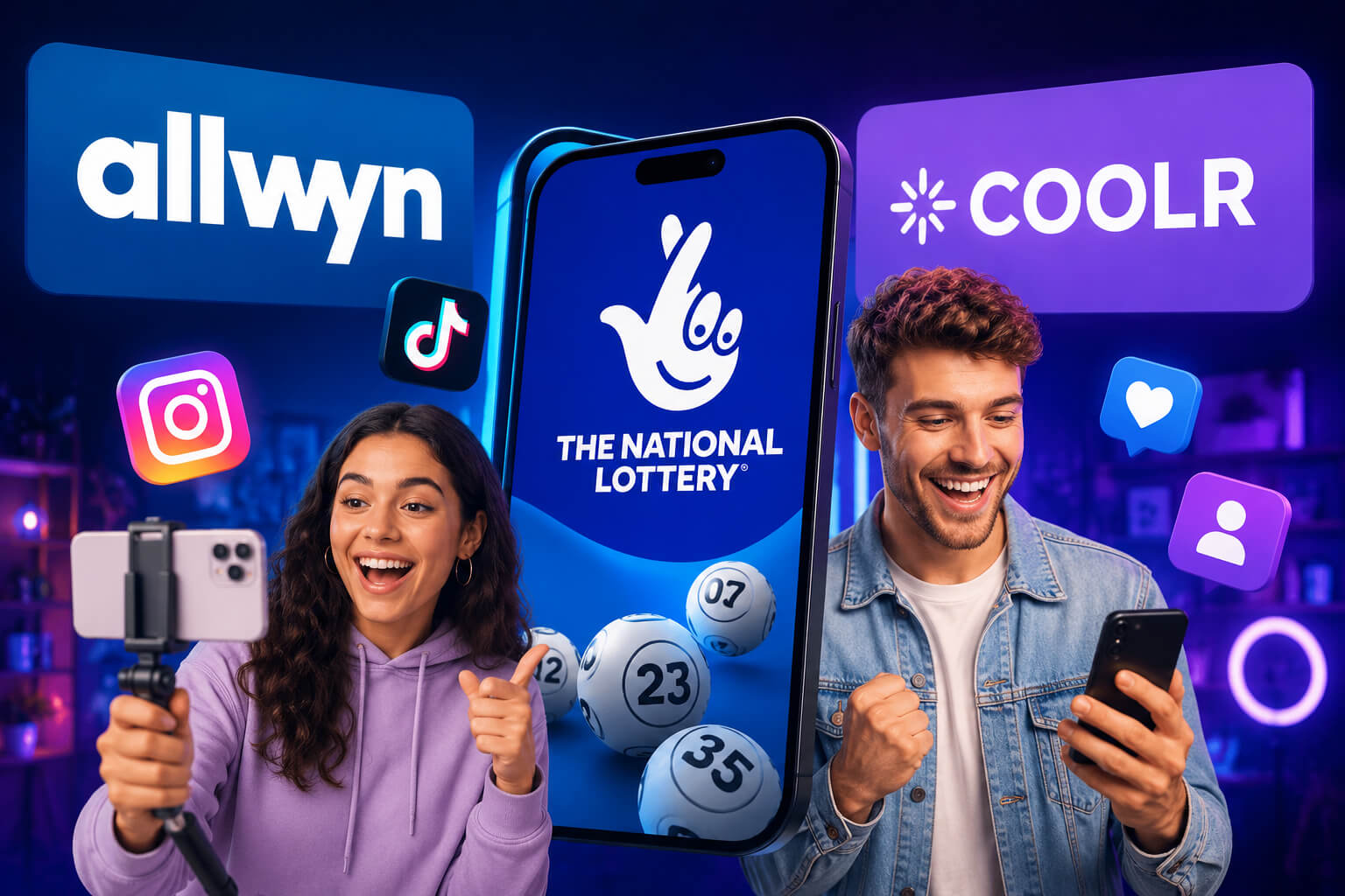 Allwyn influencer marketing