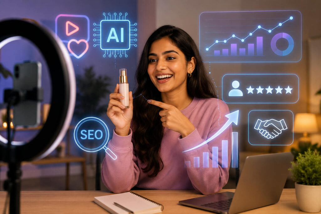 AI SEO for influencers in India