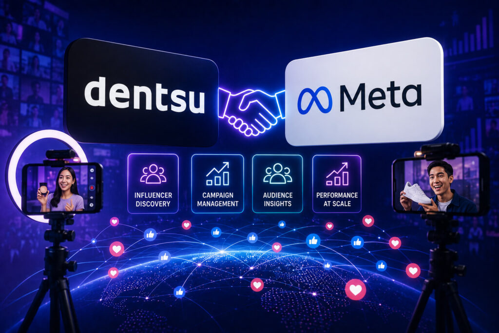 Dentsu Meta influencer marketing
