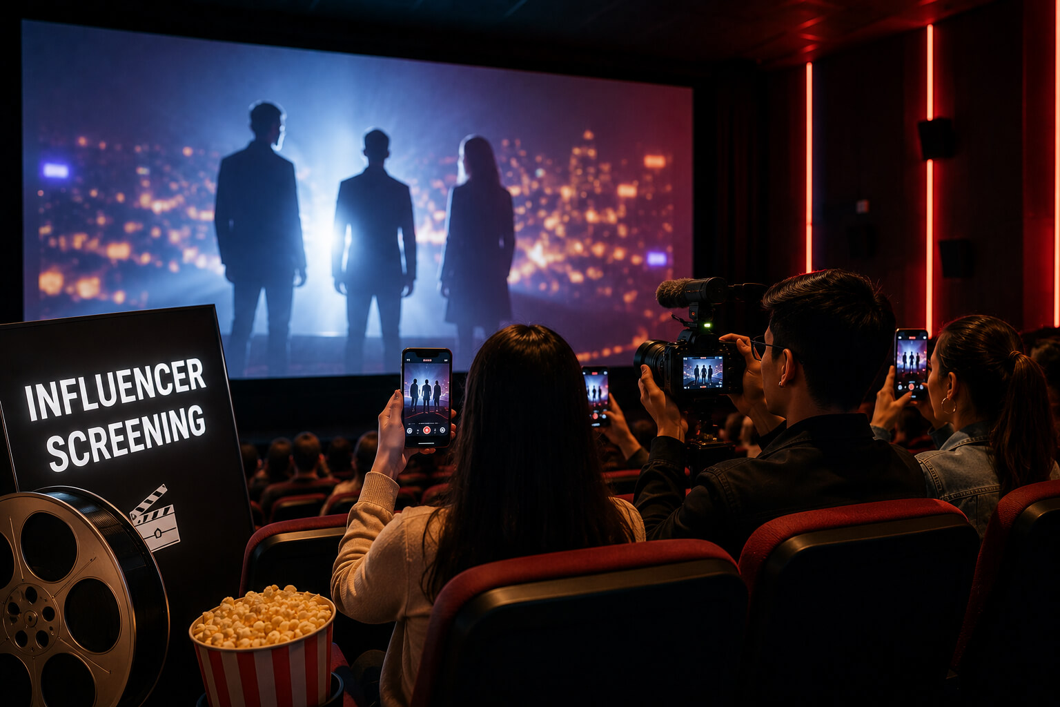 influencer screenings movie marketing