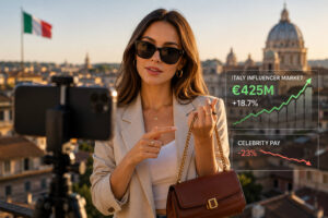 Italy’s Influencer Market Grows to €425M as Celebrity Pay Keeps Sliding