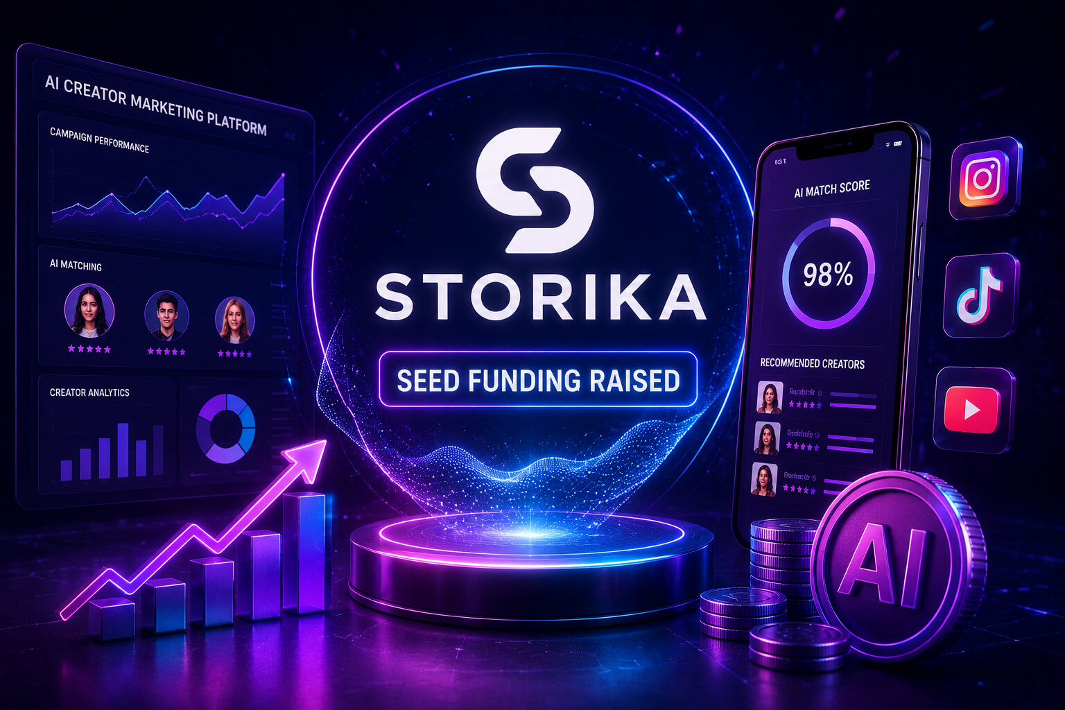 Storika AI creator marketing platform