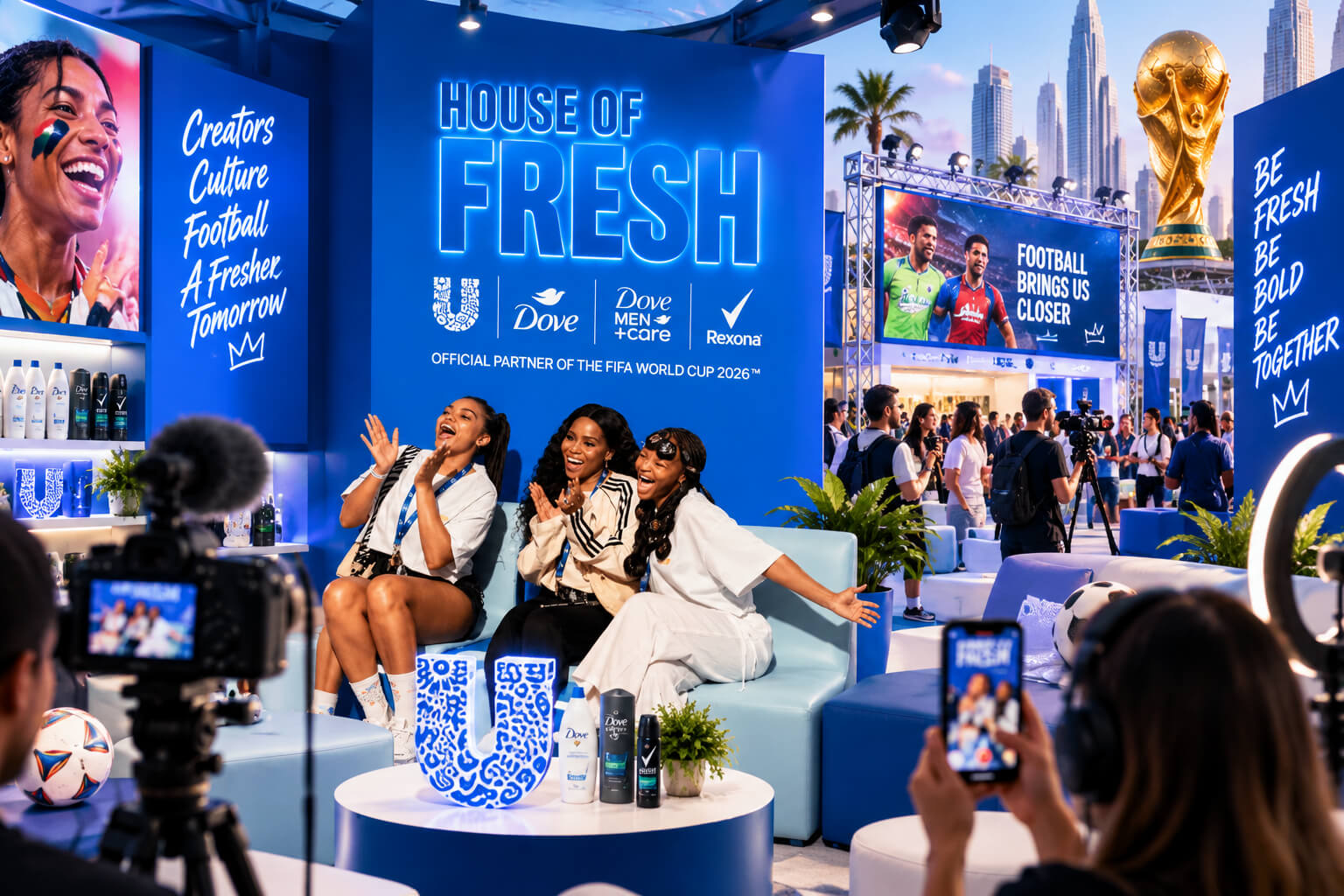 Unilever World Cup creator hubs